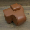 For FUJIFILM X-S20 Full Body Leather Camera Case Bag with Strap(Brown)