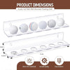 Acrylic Golf Ball Table Tennis Wall Display Rack, : 132-1