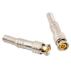 5x BNC Male to Female Adapter Connector, RG6, 50/75 Ohm, Gold Plated