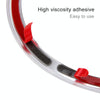 Car Auto Steering Wheel Aluminum Alloy Ring Cover Trim Sticker Decoration for Jaguar(Gold)