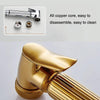 Multifunctional Wome Washers Pressure With Water Stop Woman Wash Nozzle Set, Colour:Gold