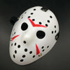 Halloween Party Cool Thicken Jason Mask (Red + White)