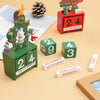 Children Toy Christmas Gift Wooden Calendar Christmas Eve Desktop Ornament, Style: Moose