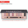 5673 Cosmetic 12 Colors Pearl Smoky Eye Shadow Makeup Palette with Brush Set