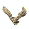 Hawk Pattern Car Metal Body Decorative Sticker (Bronze)