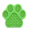 Silicone Licking Mat for Dogs - Green - Slow Feeder - Suction Cup