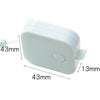 1.5M Mini Cute Portable Leather Measuring Tape(Random Color Delivery)