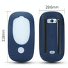 For Apple Magic Mouse 1 / 2 Mouse Silicone Protective Case(Black)