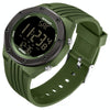 SANDA 6093 Waterproof Luminous Electronic Digital Watch(Army Green)