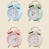 Student Cute Style Bell Alarm Clock Bedside Mute Clock With Light Specification Y36 4 Inch (Green)