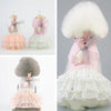 White Cotton Pet Skirt - Size L | Cat, Small Dog, Rabbit