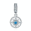 S925 Sterling Silver Pendant Compass Necklace Pendant
