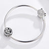 S925 Sterling Silver Rose Flower Beaded DIY Bracelet Accessories