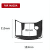 Car Carbon Fiber Electronic Handbrake Panel Decorative Sticker for Mazda CX-5 2017-2018, Left Drive