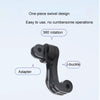 360 Rotation J-Hook Buckle Mount Adapter(Black)