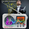 SY-8801 Portable Retro Radio HD LCD Screen Weight Bass Short Wave Radio(White)