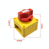 CP-4342 Yacht RV Single-circuit High-current Knob Power-off Switch(Yellow)