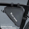 WEST BIKING Bicycle Crossbar Triangle Bag Cycling Equipment Tool Bag(Black)