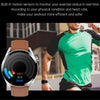 Ochstin 5HK3 Plus 1.36 inch Round Screen Bluetooth Smart Watch, Strap:Stainless Steel(Silver)