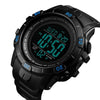 SKMEI 1475 Men Multifunctional Sports Watch Students Outdoor Waterproof Digital Watch(Blue)