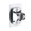 Self-Adhesive Shower arm Head Holder Adjustable Wall Mounted Fixed Base (Silver)