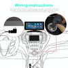6.86 Inch 4KDVR Smart Screen Player, Specification: Standard+Reversing Camera
