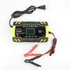 FOXSUR 12V-24V Car Motorcycle Truck Repair Battery Charger AGM Charger, US Plug