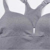 Wireless Sporty Shockproof Running Push Up Sports Bra, Size:XL(Complexion)