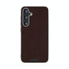 For Samsung Galaxy S24 FE 5G ABEEL Ruyi Pattern 6D Micro Relief MagSafe Leather Phone Case(Brown)