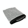 Autumn And Winter Black And White Diamond Plaid Scarf Tassel Warm Big Shawl, Size:135 x 70cm