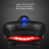 Bicycle Cushion With Lamp Bicycle Saddle Mountain Bike Saddle(Blue)