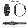 KT64 1.96 inch IPS Screen Smart Watch Supports Bluetooth Calls/Blood Oxygen Monitoring(Gold)