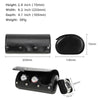 CONTACTS FAMILY Outdoor Convenient Leather Watch Storage Box(Black)