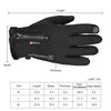 Outdoor Riding Windproof Cold-proof Zipper Gloves, Size: XL(Black)