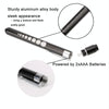5 PCS Mini Pocket Penlight Torch Light LED Flashlight Mouth Ear Care Inspection Lamp(Silver)