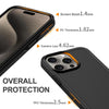 For iPhone 12 Pro Shockproof MagSafe Armor PC Hybrid TPU Phone Case(Black)