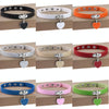 2 PCS Anime Rock Harajuku Punk Gothic Heart Shape Pendant Leather Choker Necklace, Random Color Delivery