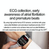 ET585 2.04 inch Silicone Strap IP68 Waterproof Smart Watch, Support ECG / Blood Composition Measurement(Blue)