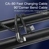 Yesido CA80 2.4A Elbow USB to 8 Pin Charging Cable, Length: 1.2m