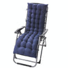 125x48x8cm Thickened Soft Home Recliner Cushions Garden Rocking Chair Cushions(Navy Blue)
