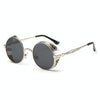 Retro Carved Round Sunglasses