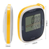 3D All Dimensional Multifunction Digital Electronic Pedometer Step Counter(Yellow)