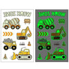 20 PCS Waterproof Children Luminous Cartoon Transport Car Tattoo Sticker(Ei-262)