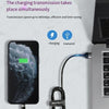 ROMOSS  CB12B 2.4A 8 Pin Fast Charging Cable For IPhone / IPad Data Cable 2m(Gray Black)