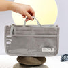 Multifunctional Handheld Cosmetic Bag Travel Toiletries Storage Bag(Black)