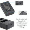 LP-E5 LCD Vertical Dual Charge SLR Camera Battery Charger