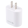 LZ-2117 18W QC3.0 3.1A USB Fast Charger, US Plug (White)