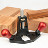 Router Planer Right Angle Tenon Shoulder Trimming Slotting Planer DIY Woodcraft Tool, Model: Wooden Handle