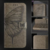 For Asus Zenfone 11 Ultra Embossed Butterfly Leather Phone Case(Grey)