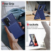 For Samsung Galaxy S25 Ultra 5G Vertical Flip Card Bag Holder Leather Phone Case(Dark Blue)